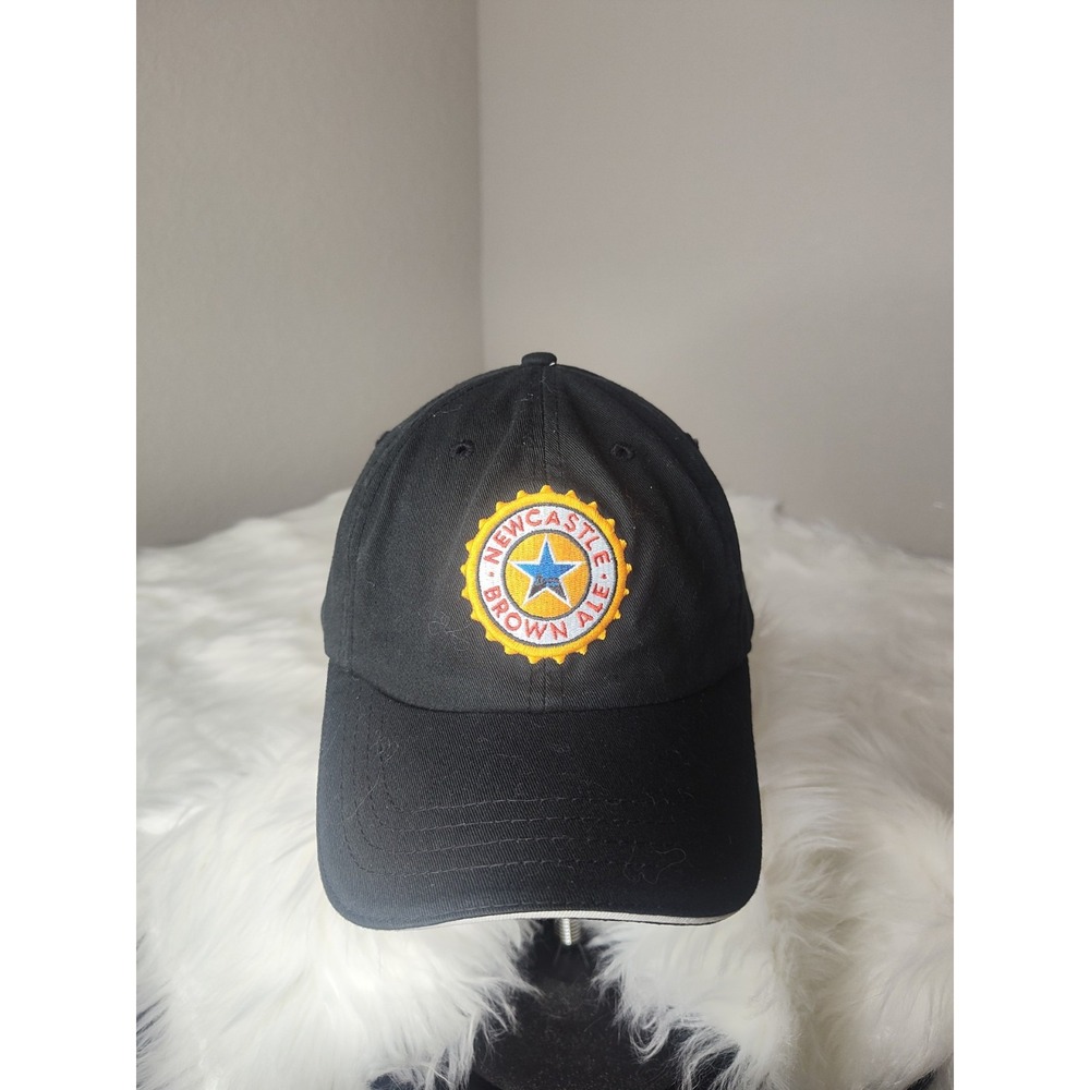 Newcastle Brown Ale Beer Baseball Cap Hat Black Brewery Bar Adjustable Strap New